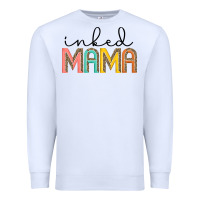 White inked mama artistshot Premium Sweatshirt - JahusDesignShop