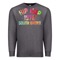 Charcoal Heather hip hop 1972 south bronx Premium Sweatshirt - artisFamous