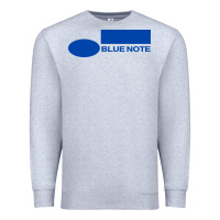 Heather Grey blue note records Premium Sweatshirt - artisFamous