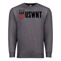 Charcoal Heather uswnt Premium Sweatshirt - artisFamous