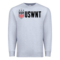 Heather Grey uswnt Premium Sweatshirt - artisFamous
