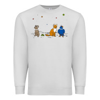 Dove Grey do a barrel roll! Premium Sweatshirt - artisFamous