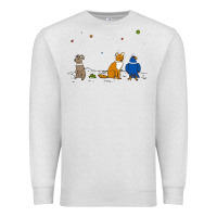 Oatmeal Heather do a barrel roll! Premium Sweatshirt - artisFamous