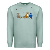 Seafoam do a barrel roll! Premium Sweatshirt - artisFamous