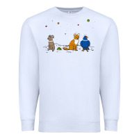 White do a barrel roll! Premium Sweatshirt - artisFamous