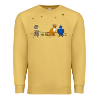 Antique Gold do a barrel roll! Premium Sweatshirt - artisFamous
