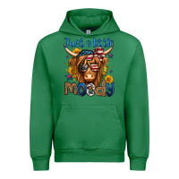 Emerald just a little moody 4th of july long haired cow Urban Hoodie - Jasminsmagicworld