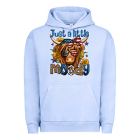 Pigment Grape Ice just a little moody 4th of july long haired cow Urban Hoodie - Jasminsmagicworld