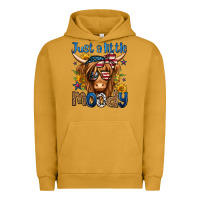 Pigment Peanut Butter just a little moody 4th of july long haired cow Urban Hoodie - Jasminsmagicworld
