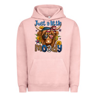 Pigment Salmon just a little moody 4th of july long haired cow Urban Hoodie - Jasminsmagicworld