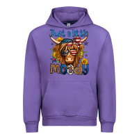 Tulip just a little moody 4th of july long haired cow Urban Hoodie - Jasminsmagicworld