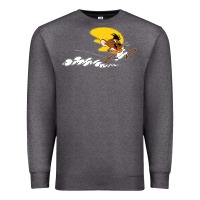 Charcoal Heather speedy gonzales v taz bugs bunny mexico Premium Sweatshirt - artisFamous