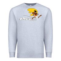Heather Grey speedy gonzales v taz bugs bunny mexico Premium Sweatshirt - artisFamous