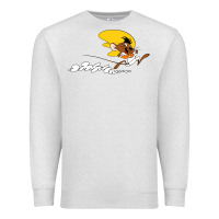 Oatmeal Heather speedy gonzales v taz bugs bunny mexico Premium Sweatshirt - artisFamous