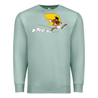 Seafoam speedy gonzales v taz bugs bunny mexico Premium Sweatshirt - artisFamous