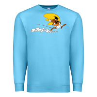 Ocean Blue speedy gonzales v taz bugs bunny mexico Premium Sweatshirt - artisFamous