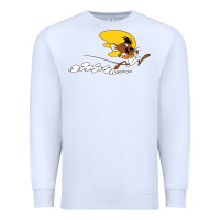 White speedy gonzales v taz bugs bunny mexico Premium Sweatshirt - artisFamous