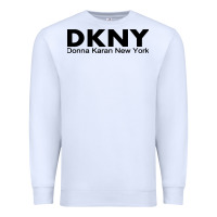 White dknys Premium Sweatshirt - artisFamous