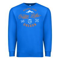 True Royal crater lake oregon national park vintage retro Premium Sweatshirt - artisFamous