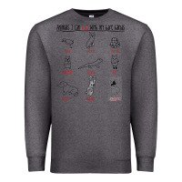 Charcoal Heather animals i can kill with my bare hands Premium Sweatshirt - artisFamous