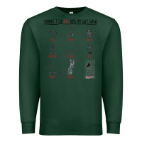 Sports Green animals i can kill with my bare hands Premium Sweatshirt - artisFamous