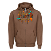 Chestnut one thankful mama Zipper Hoodie - JahusDesignShop