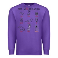 Purple animals i can kill with my bare hands Premium Sweatshirt - artisFamous