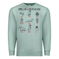 Seafoam animals i can kill with my bare hands Premium Sweatshirt - artisFamous