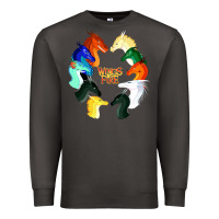Smoke wings of fire Premium Sweatshirt - artisFamous