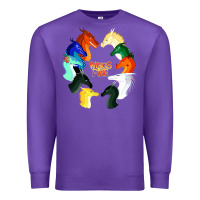 Purple wings of fire Premium Sweatshirt - artisFamous