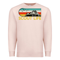 Pale Pink scout Premium Sweatshirt - artisFamous