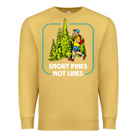 Antique Gold snort pines not lines funny boy going to school vintage Premium Sweatshirt - artisFamous