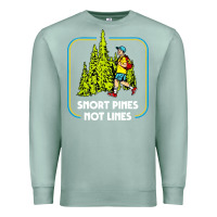 Seafoam snort pines not lines funny boy going to school vintage Premium Sweatshirt - artisFamous
