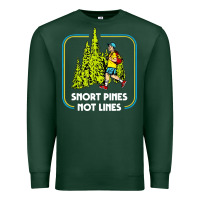Sports Green snort pines not lines funny boy going to school vintage Premium Sweatshirt - artisFamous