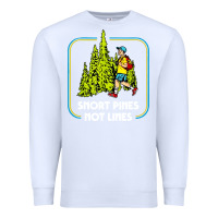 White snort pines not lines funny boy going to school vintage Premium Sweatshirt - artisFamous
