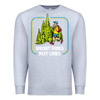 Heather Grey snort pines not lines funny boy going to school vintage Premium Sweatshirt - artisFamous