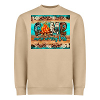 Camp More Worry Less Heavyweight Sweatshirt | Teevron
