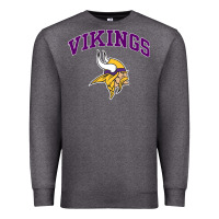 Charcoal Heather vikings style Premium Sweatshirt - artisFamous