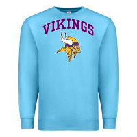 Ocean Blue vikings style Premium Sweatshirt - artisFamous