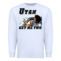 White utah get me 2 Premium Sweatshirt - artisFamous
