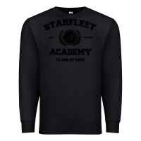 Black starfleet academy Premium Sweatshirt - artisFamous