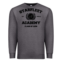 Charcoal Heather starfleet academy Premium Sweatshirt - artisFamous