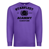 Purple starfleet academy Premium Sweatshirt - artisFamous