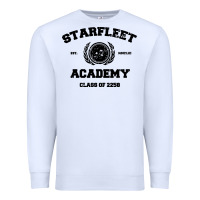 White starfleet academy Premium Sweatshirt - artisFamous