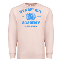 Pale Pink starfleet academy Premium Sweatshirt - artisFamous