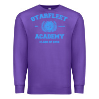 Purple starfleet academy Premium Sweatshirt - artisFamous