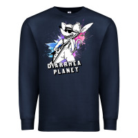 Navy diarrhea planet musician Premium Sweatshirt - artisFamous