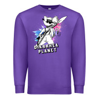 Purple diarrhea planet musician Premium Sweatshirt - artisFamous