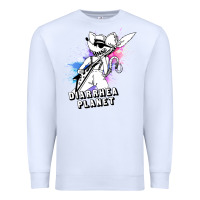 White diarrhea planet musician Premium Sweatshirt - artisFamous