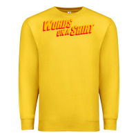 Lemon words on a shirt Premium Sweatshirt - artisFamous